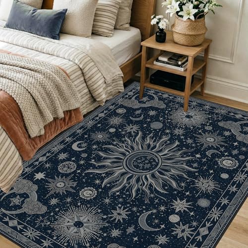 Vacuum-Friendly, 4x6 Washable Area Rug - Image 2