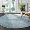 SAFAVIEH Vision Round Rug 3', Modern Tonal Aqua VSN606B by Unknown