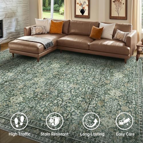 Sasttie 5x7 Area Rugs, Ultra-Soft Washable Rug - Image 3