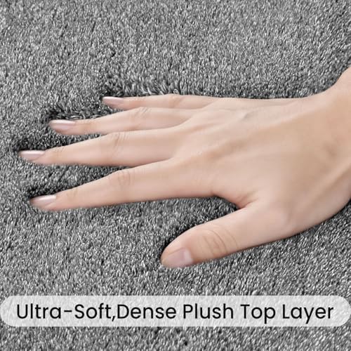 Sour Lemon Area Rugs 9x12 for Living Room Bedroom, Large Rug Carpet Grey - Image 3