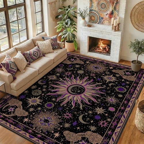 Vacuum-Friendly, 9x12 Washable Area Rug by meejou