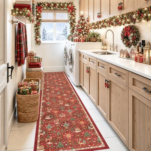 Christmas 2x10 Runner Rugs for Hallway - Image 5