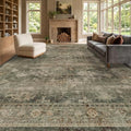 Moss Green 10x12 Large Area Rug by Unknown