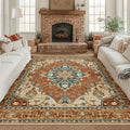 RELEANY Washable Area Rug, Square 8'x8' by RELEANY