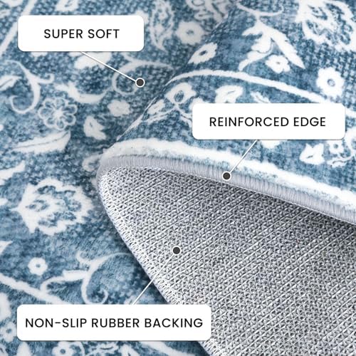 Vintage Washable Runners for Hallway 2x10 Runner Rug Non Slip - Image 5