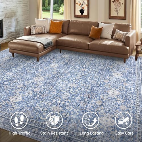 Sasttie 6x9 Area Rugs, Ultra-Soft Washable Rug - Image 3