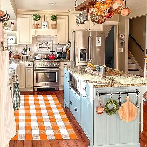 Bottalive Buffalo Plaid Outdoor Rugs, Layering Rug - Image 7