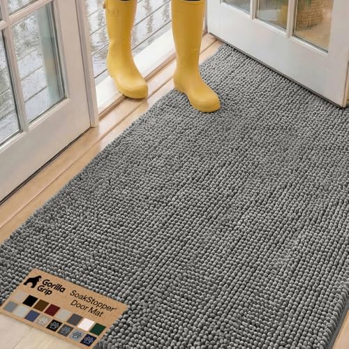 GORILLA GRIP SoakSTOPPER Indoor Door Mat by GorillaGrip