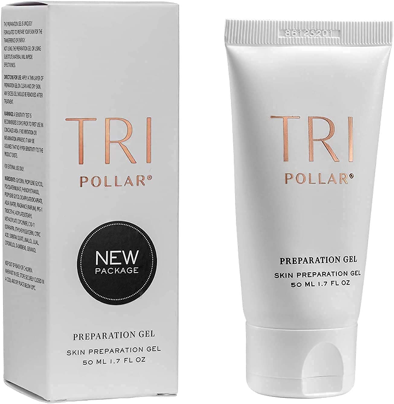 TriPollar Stop Preparation Gel 50ml (X4) - High Radio Frequency Skin Tightening Facial Machine Gel - Professional Home RF Anti-Aging Formula - Compatible with TriPollar Stop Devices - FDA Cleared