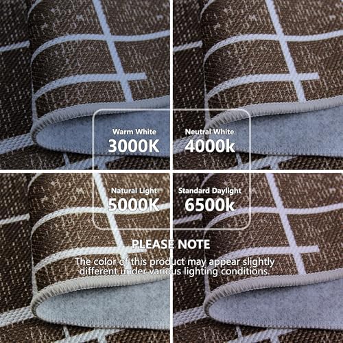 Brown 2x6 Runner Rug Non Slip, Modern Distressed Stripe Carpet Runners - Image 6