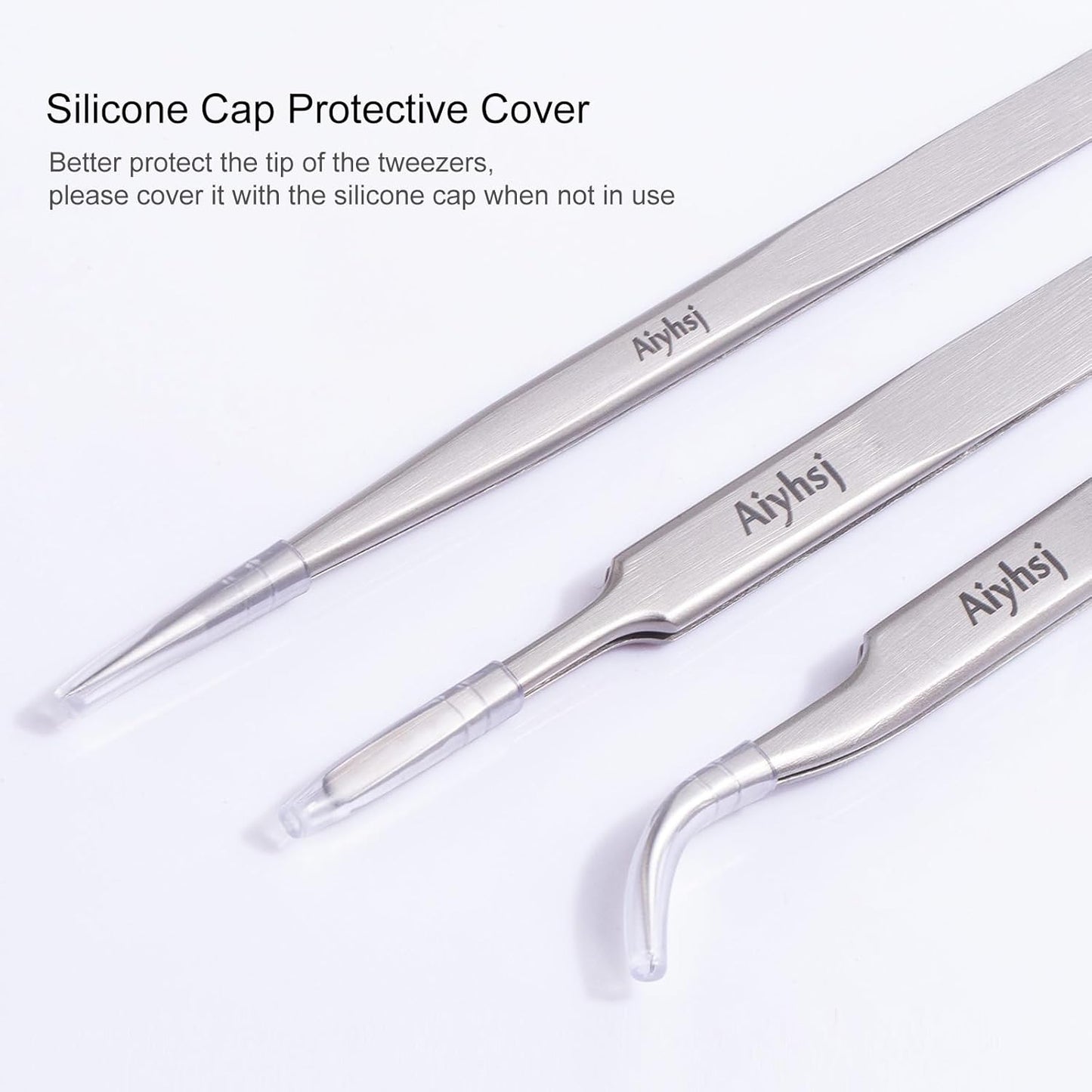 Precision Tweezer, Upgraded Professional Fine Tip curved, High-end Stainless Steel Tweezers for Craft, Electronics, Soldering, Eyelash Extensions, Laboratory Work, Jewelry-Making