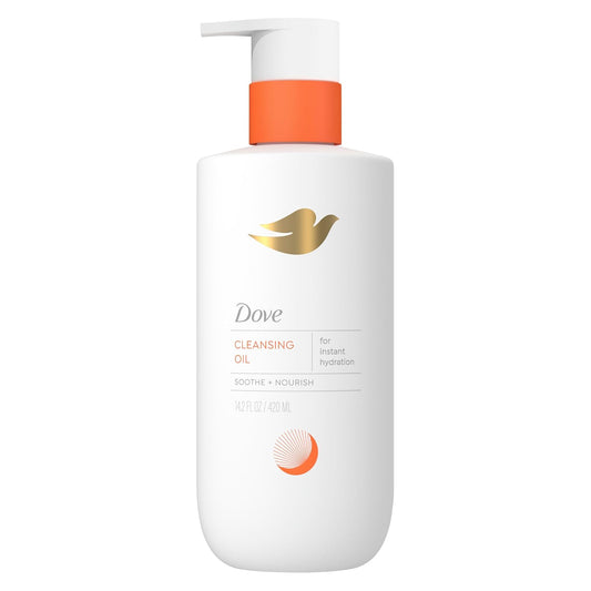 Dove Shower Body Oil Wash – Ultra-Moisturizing Cleansing Oil for Dry & Itchy Skin 14.2 oz