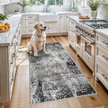 3x4 Washable Entryway Rug – Non-Slip Modern Abstract Small Area Rug by BYYVOORugsforYourHome