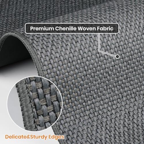Kitchen Rugs Set of 2, Washable Floor Mats, Khaki 20x32+20x60in - Image 4