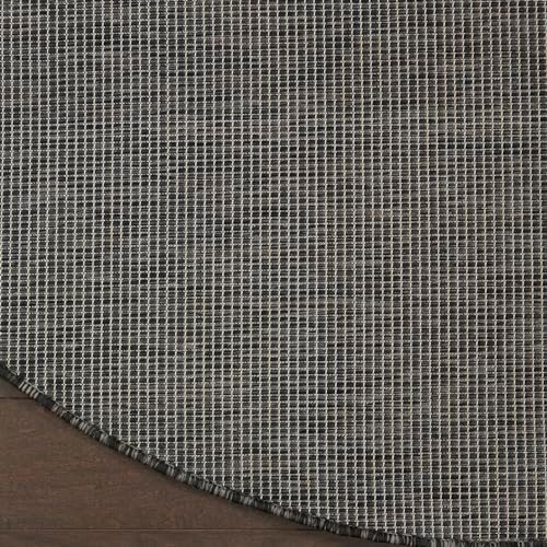 Nourison Home Positano Charcoal 6' x Round Area Rug - Image 4
