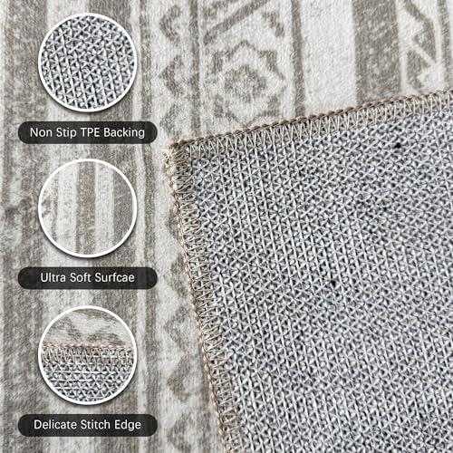 RUGSURE Washable Area Rugs 6' x 9' - Image 7