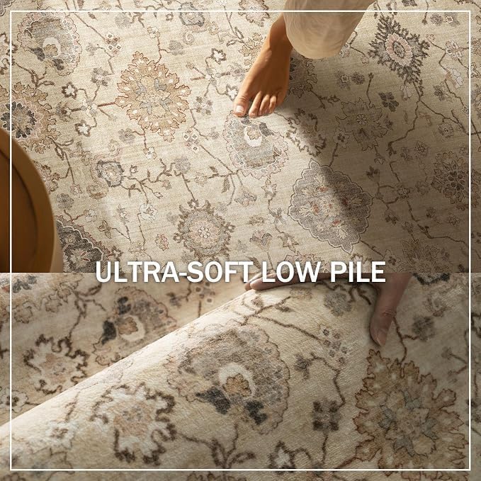 Machine Washable Hallway Runner Rug: 2'x6' Kitchen Rugs Stain Resistant Non - Image 4
