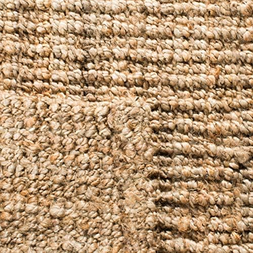 SAFAVIEH Natural Fiber Area Rug 9x12, Jute Knotted Large Natural NF447A - Image 6