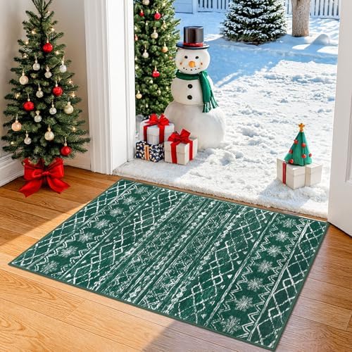 KUTA Christmas Rugs for Entryway by KUTA