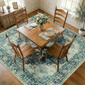 RELEANY Washable Area Rug, Square 7'x7' by RELEANY