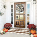 Buffalo Plaid Outdoor Rugs, Layering Rug by BOTTA