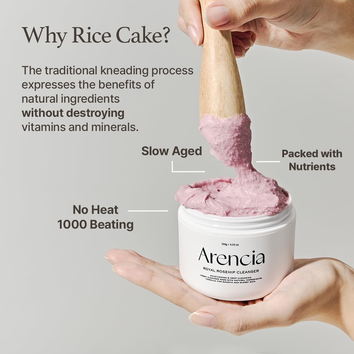 Fresh Rosehip Rice Mochi Cleanser