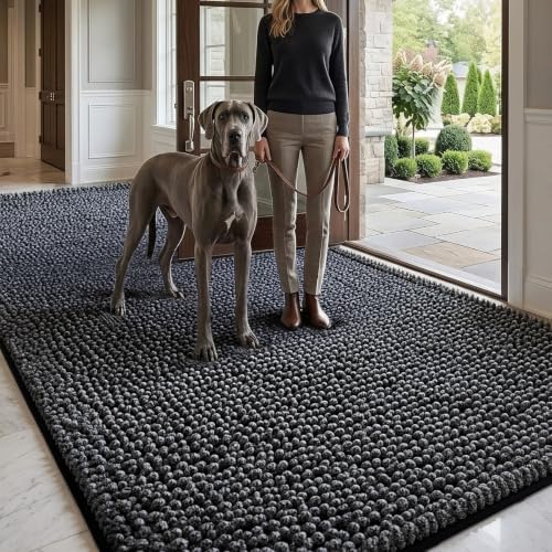 EHEYCIGA 60x36in.Super Absorbent Dog Door Mat by EHEYCIGA