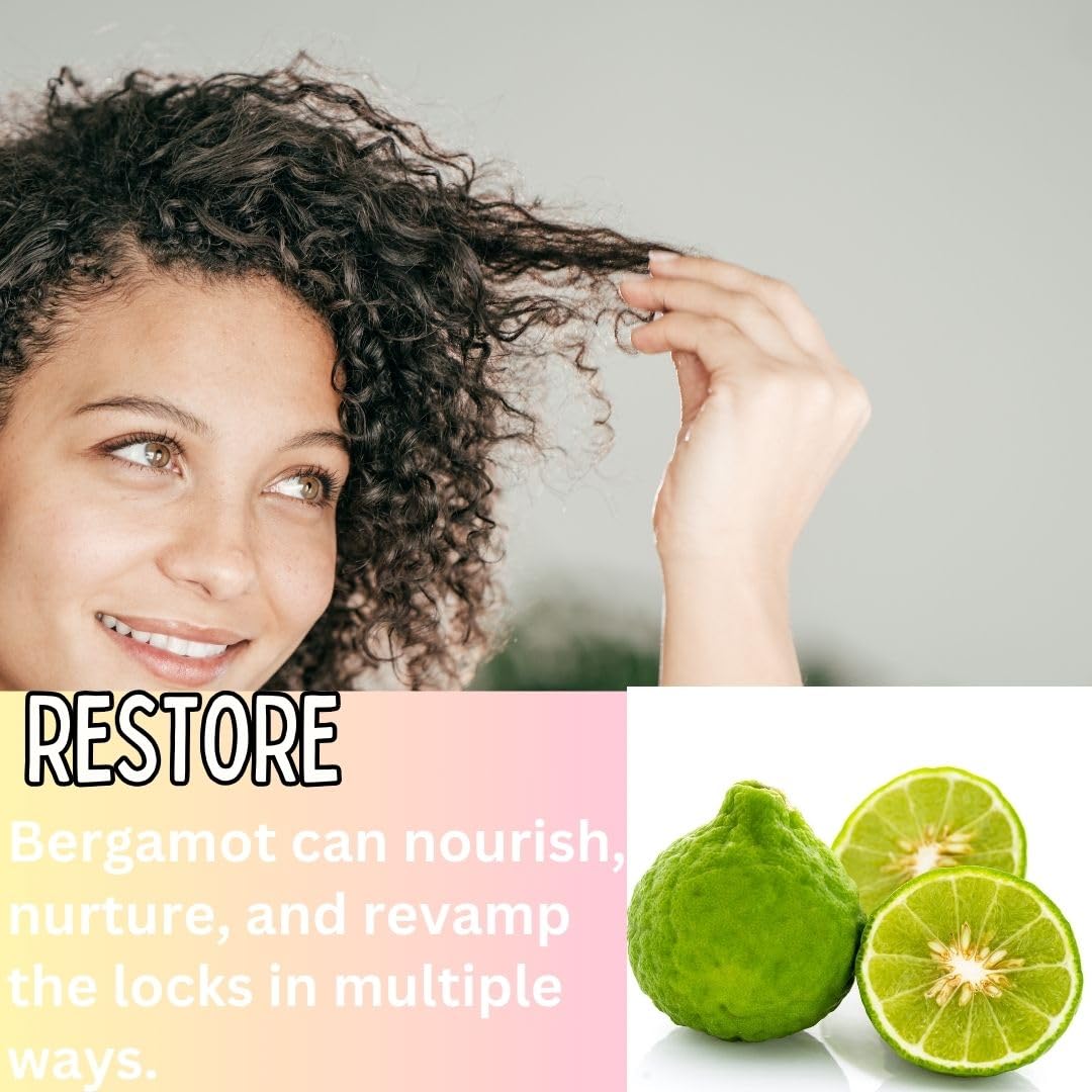 NEW Fermented Rice Water for Hair Growth - Infused with Rosemary, Biotin, Caffeine, Keratin Vegan Non-Greasy Spray Naturally Thicker, Longer, Softer Men & Women (8 OUNCES, Lavender Bergamot)