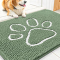 Smiry Dog Door Mat for Muddy Paws, Absorbent Non Slip Dirt Trapper by Smiry
