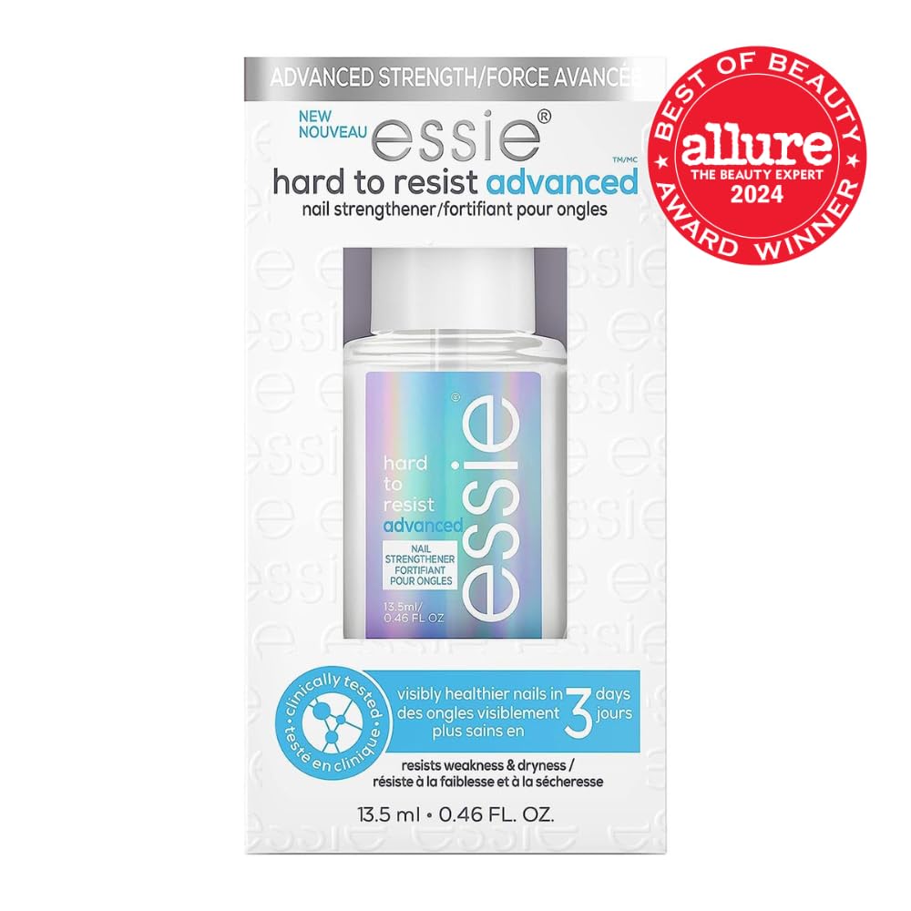 essie nail care, strengthener treatment, vegan, Hard To Resist Advanced, 0.46 fl oz