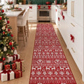 Miukiki 2x12 Christmas Runner Rug by Miukiki
