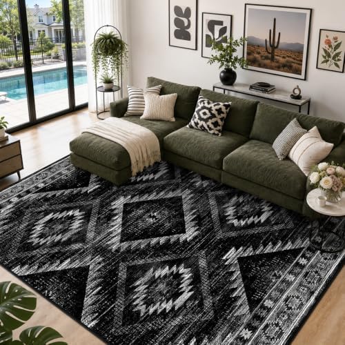 BESTSWEETIE 8'x10' Washable Area Rug by BESTSWEETIE