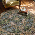 Hazo Haus Vintage 5ft Round Rug by HazoHaus
