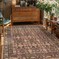 Rugxara Red Area Rugs 5x7 Washable Oriental Rug by Rugxara