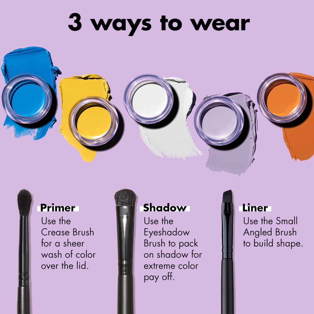 e.l.f. No Budge Cream Eyeshadow, 3-in-1 Eyeshadow, Primer & Liner With Crease-Resistant Color & Stay-Put Power, Vegan & Cruelty-Free, Sand Dune