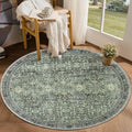 Sasttie Round Rug 4ft, Ultra-Soft Washable Rug by SASTTIE