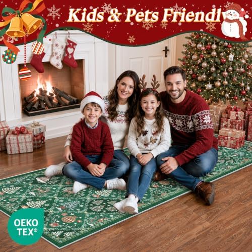 Christmas Runner Rug 2x5 for Hallway - Image 7