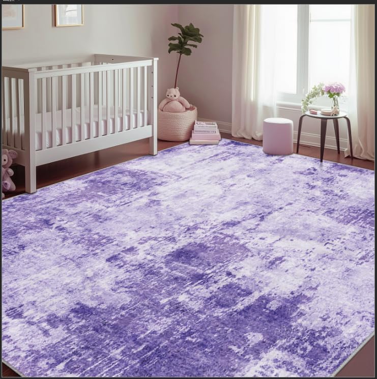 RELEANY Washable Square 8'x8' Area Rug - Image 6