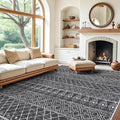 10x12 Modern Moroccan Washable Area Rug by BYYVOORugsforYourHome