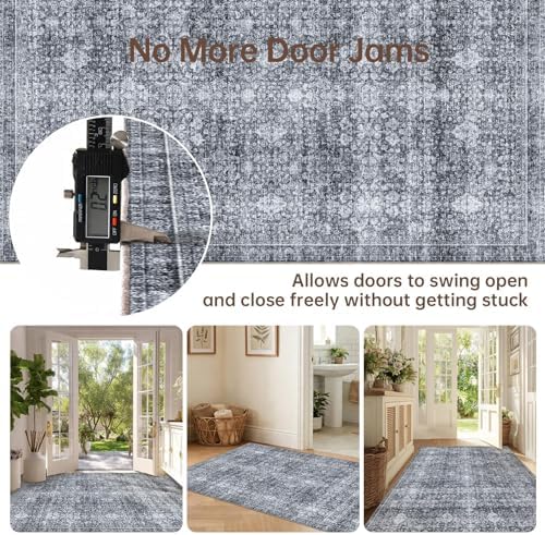 Sasttie 2x3 Area Rugs, Ultra-Soft Washable Rug - Image 4