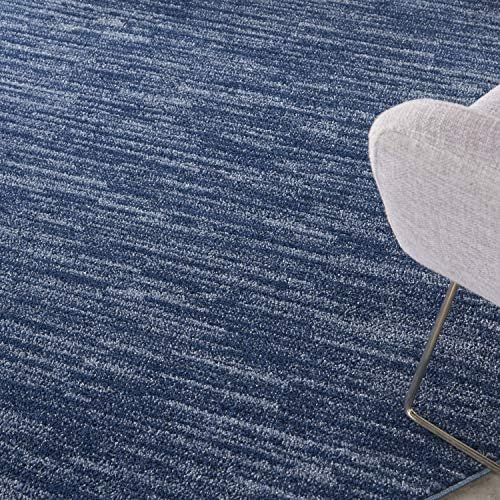 Nourison Home Nourison Essentials Navy Blue 6' x Round Area Rug - Image 3