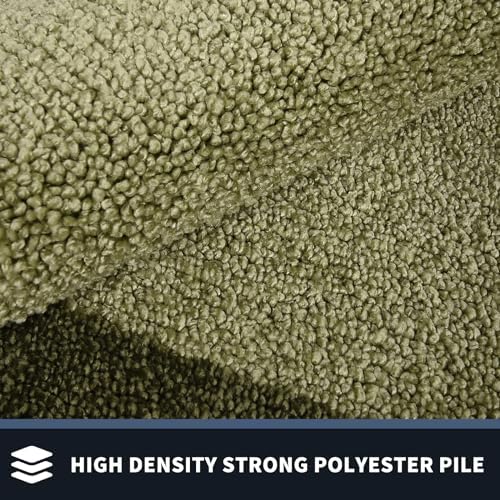 PURRUGS Hallway Runner Rug, Budding Green & Sage Green - Image 5