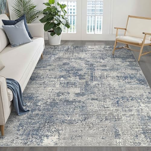 LOONGRUG 5x8 Area Rug Washable Neutral Modern Rug by LOONGRUG