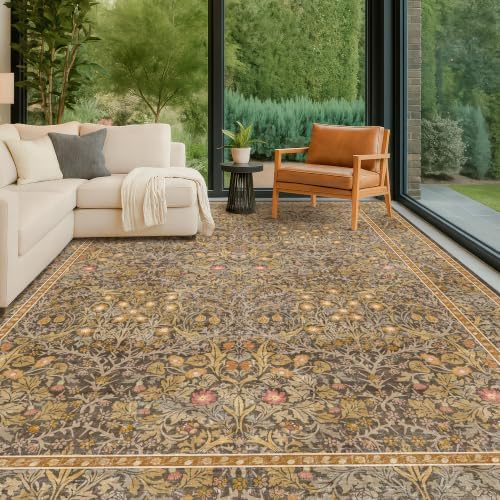 Hazo Haus Washable Living Room Rug 10x12 by HazoHaus
