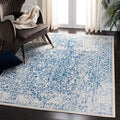 SAFAVIEH Evoke Area Rug 4x6, Ivory & Navy EVK256N by Unknown