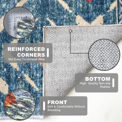 KILOCOCO Washable Runner Rug 2x7 ft Hallway Runners Non Slip - Image 6