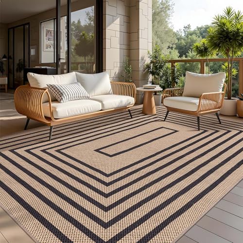 Tangsoo Easy Jute 5x7 Washable Outdoor Rug - Image 2