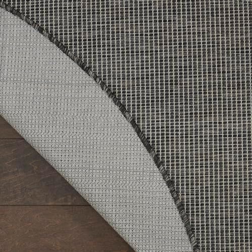 Nourison Home Positano Charcoal 6' x Round Area Rug - Image 3