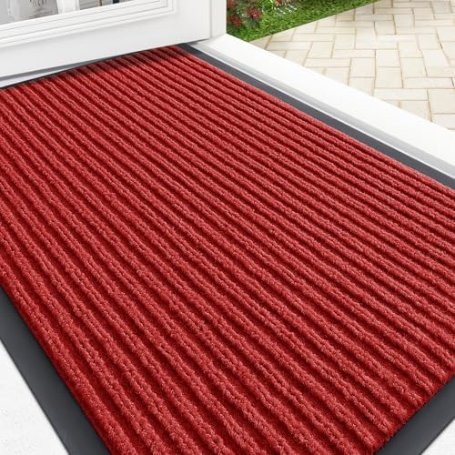 OLANLY Front Door Mat 35x23, Waterproof Heavy-Duty Indoor Outdoor Doormat by OLANLY