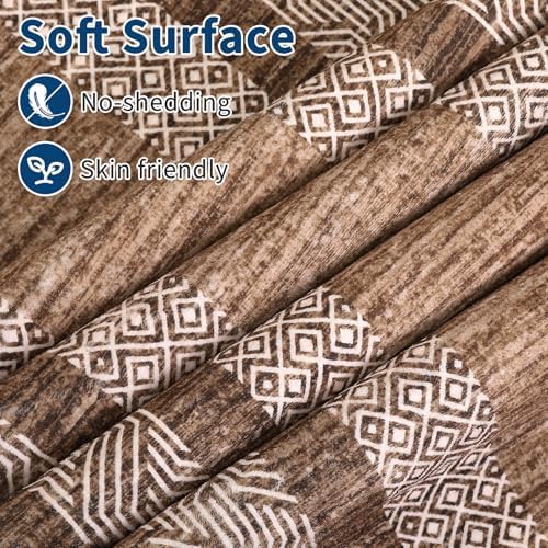 GarveeHome Small Bedroom Area Rug 3x5 Bordered Rug - Image 3